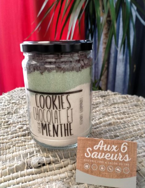 Cookies chocolat et saveur menthe