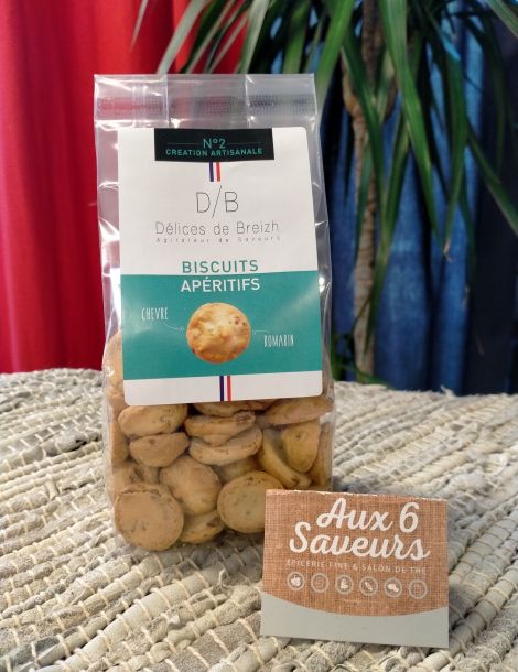 Biscuits Apéritif (Chèvre & Romarin)