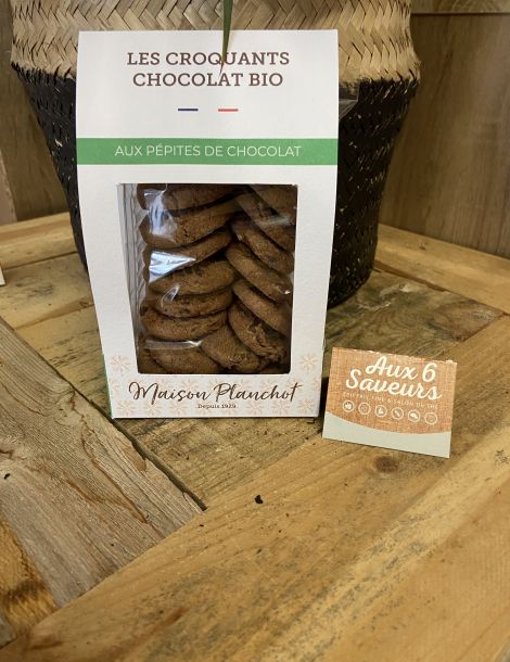 Biscuits Croquants chocolat bio
