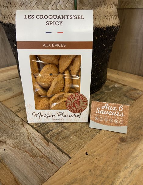 Croquants'sel Spicy aux épices